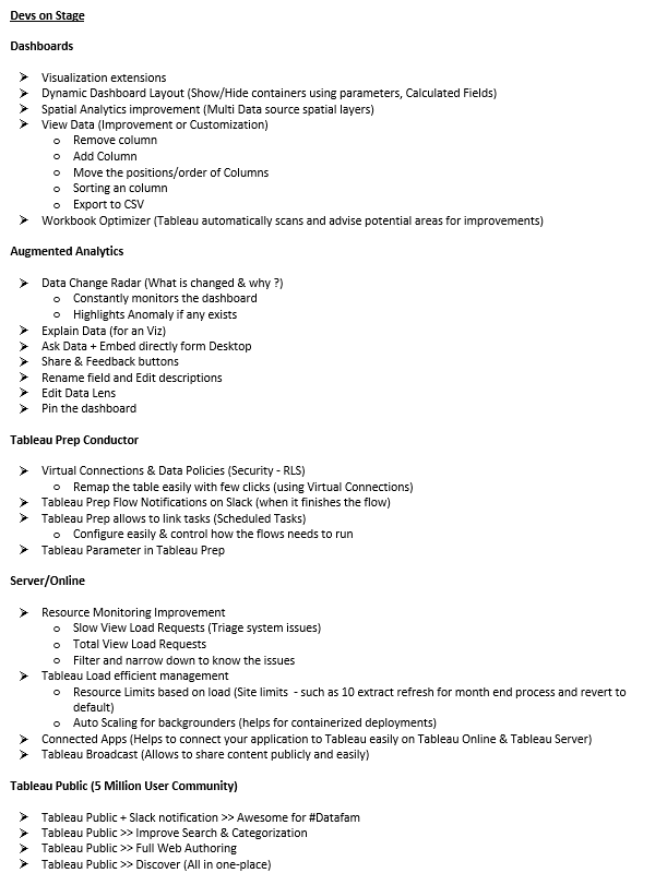 #Data21 #Datafam Devs on Stage today was my favorite session! Lot of exciting things coming up on <a href="/tableau/">Tableau</a> / <a href="/tableaupublic/">Tableau Public</a> 😇💙🥰