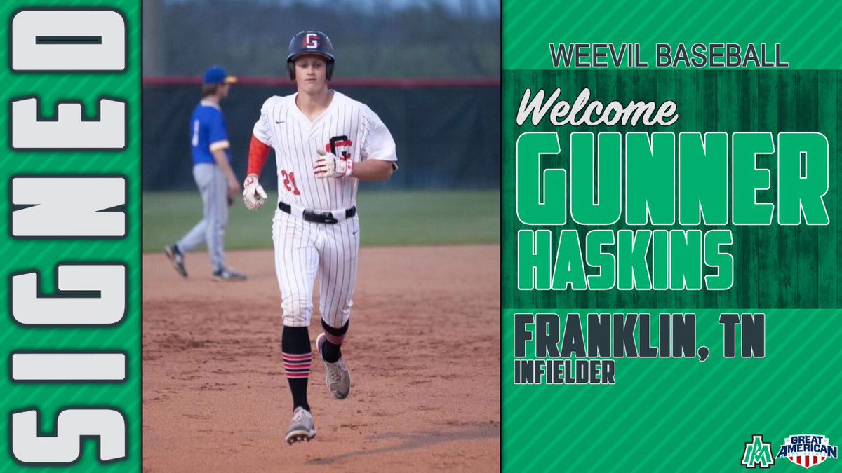 Welcome to the #WeevilNation⚾️ #WeEvil <a href="/GunnerHaskins/">Gunner Haskins</a> <a href="/bigdandbubba/">Big D and Bubba</a>