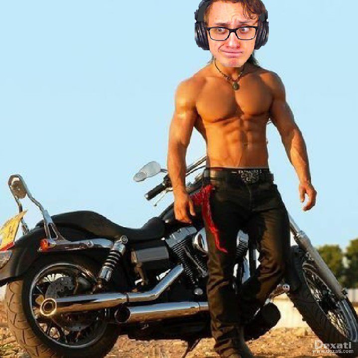 MrStrawbs's tweet photo. I found some old pictures from when a viewer cropped my old emote onto things a few years back.

The picture of me with the motorcycle is obviously not fake though. 😂 https://t.co/BMvSAIOhuM