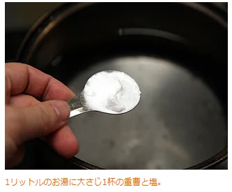 お湯に重曹を入れてスパゲティ茹でると中華麺になるのが本当のようだ‼
