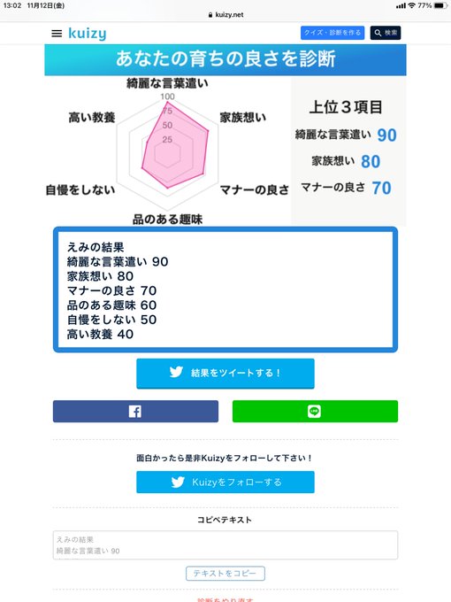 あなたの育ちの良さを診断 21年11月12日 金 ツイ速まとめ