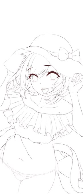 センガー #線画の日 