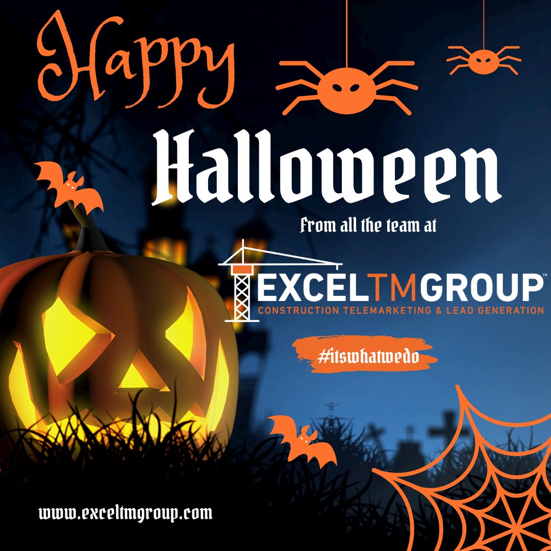 Excel TM Group (@exceltmgroup) on Twitter photo From all the team at <a href="/exceltmgroup/">Excel TM Group</a>
HAPPY HALLOWEEN 🎃
We hope you have a great day and night with your friends and family, stay safe.
🎃👻🧛♂️🧛♀️🧟♂️🤡
#happyhalloween🎃 #halloween #happyhalloween🎃👻 #halloween2021🎃👻🤡🧛🏻♂️🧟♀️👀 From all the team at <a href="/exceltmgroup/">Excel TM Group</a>
HAPPY HALLOWEEN 🎃
We hope you have a great day and night with your friends and family, stay safe.
🎃👻🧛♂️🧛♀️🧟♂️🤡
#happyhalloween🎃 #halloween #happyhalloween🎃👻 #halloween2021🎃👻🤡🧛🏻♂️🧟♀️👀