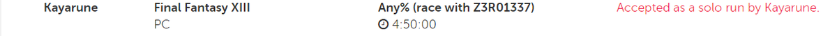 WE MADE IT BOYS!!! FF13 got into a big GDQ event 😄 Can't wait until January now 🥳🥳