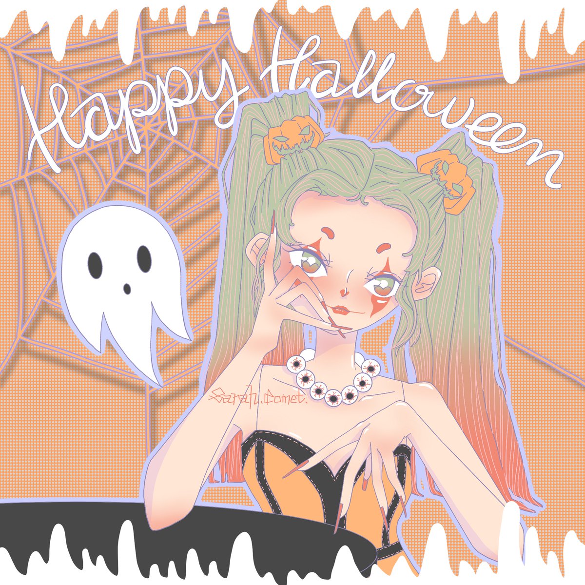 SarahDeer's tweet photo. #Halloween👻👻
#illustration #drawing #procreate #digitalart #digitaldrawing #digitalpainting #digitalillustration #artwork https://t.co/OdqHmAiX8O