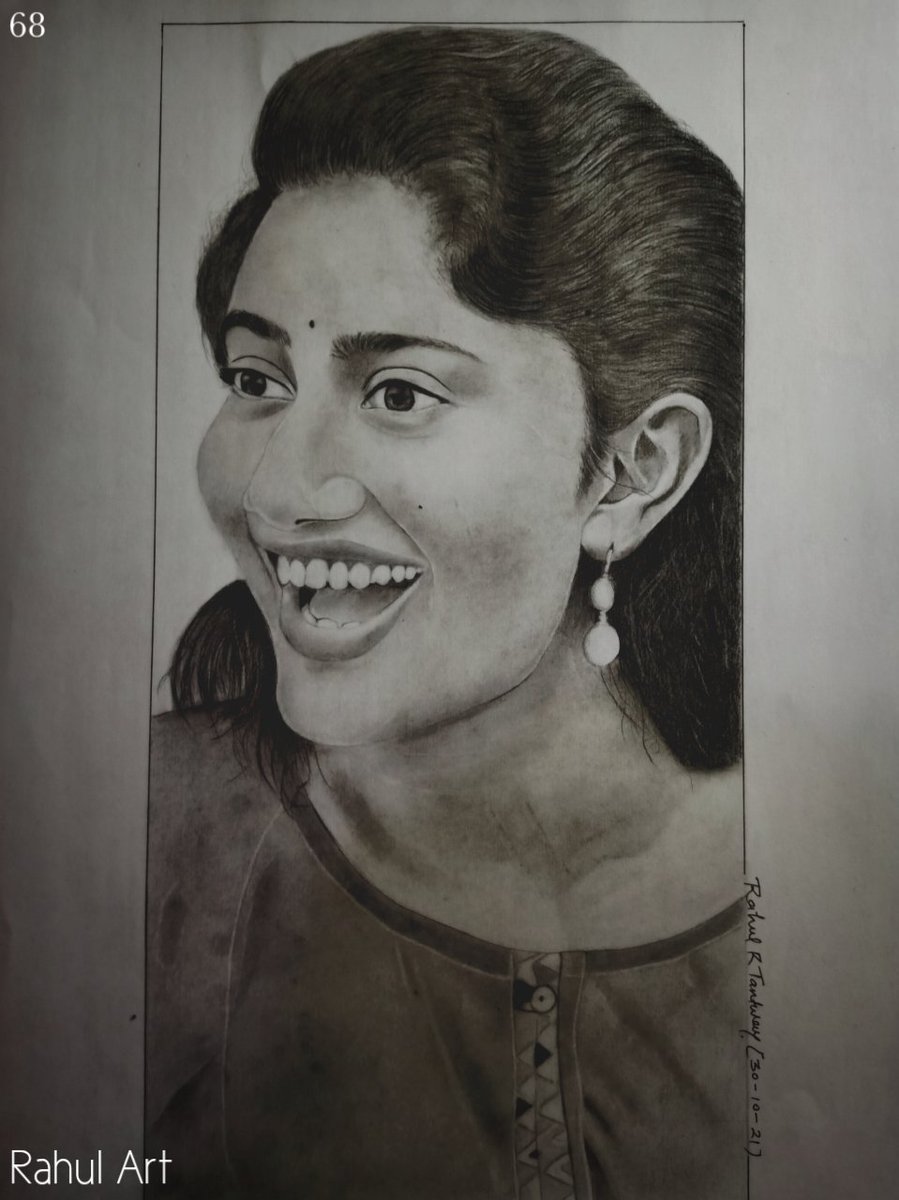 TantwayRaj's tweet photo. Dear @Sai_Pallavi92  Madam, I am a big fan of you,and a small gift from my side for you,I have created a YouTube channel in which I will upload your drawing. 
Please tell me how is it my work?🧡🎈✴️ https://t.co/PuCO0gPCtd