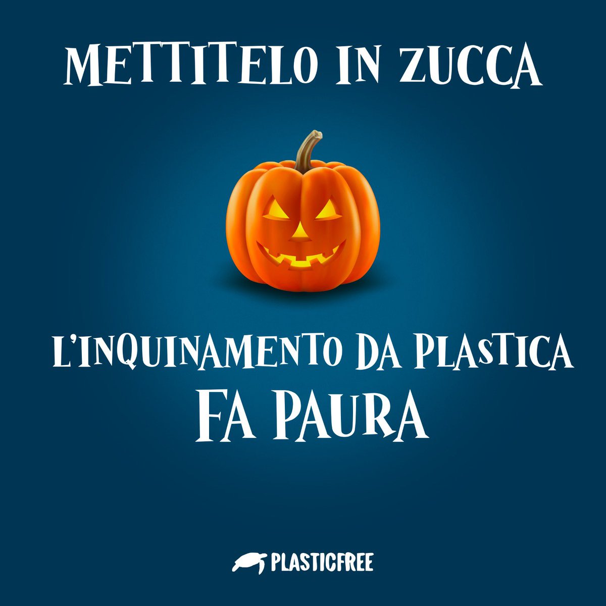 Se realmente tutti conoscessero le conseguenze dell’abuso della plastica monouso ci sarebbero meno vittime, soprattutto tra la fauna marina. Per questo motivo puntiamo alle scuole, così da informare e sensibilizzare più persone possibili.

Buon #Halloween 🎃 #plasticfree