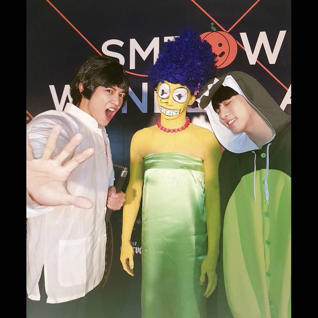 RealUnkle1932's tweet photo. Our #SHINee Halloween 💀 https://t.co/uEoBnHYAis