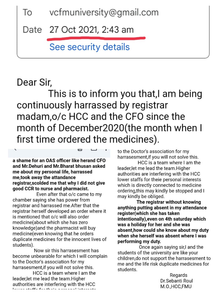 dr_sebanti's tweet photo. Leave application deba pare mote suspend Kara jaiechi https://t.co/MRklIcl838