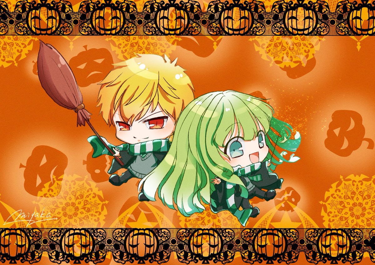 ハロウィン🎃当日ということで、
今年描いたハロウィン絵を再掲✨🎃

ハッピーハロウィン👻🎃✨ 