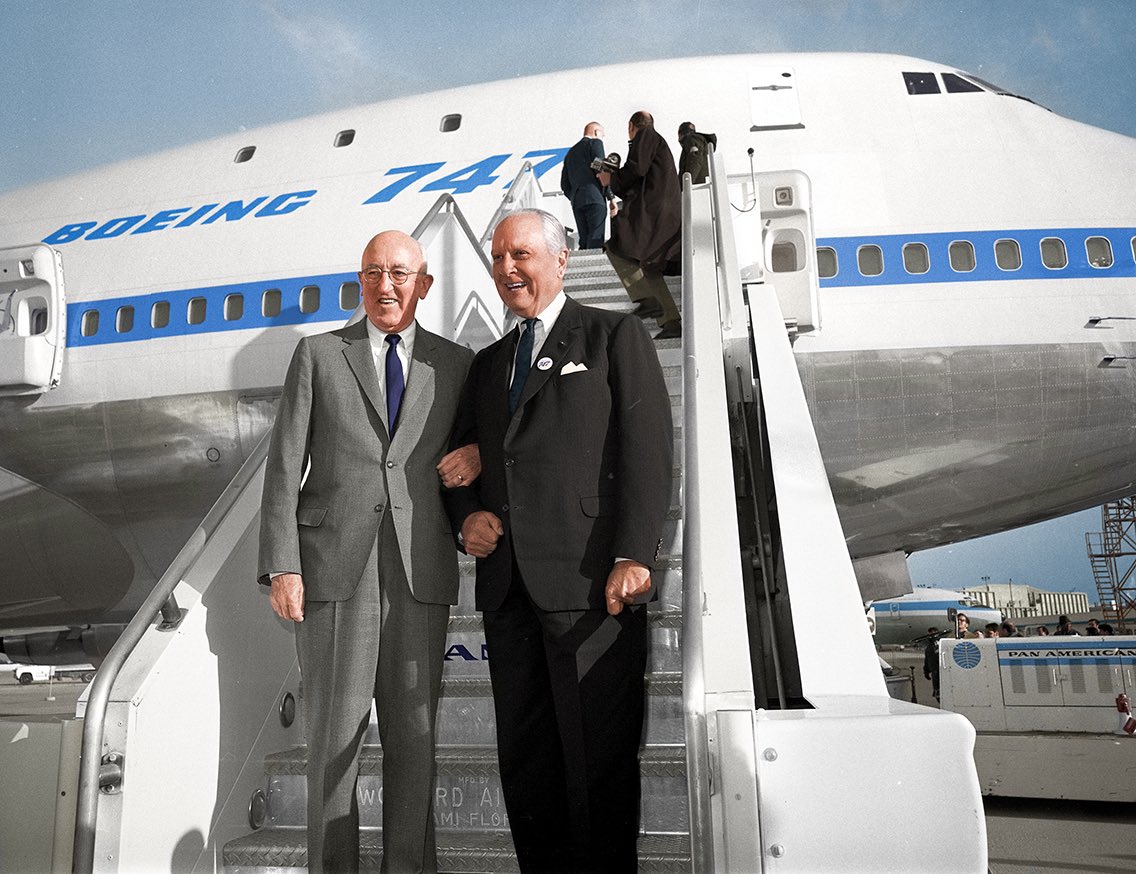 Boeing’s Bill Allen - “If you’ll buy it, I’ll build it.’ To which Pan Am’s Juan Trippe replied “If you build it, I’ll buy it”.

The rest is history. The Boeing 747 was born.