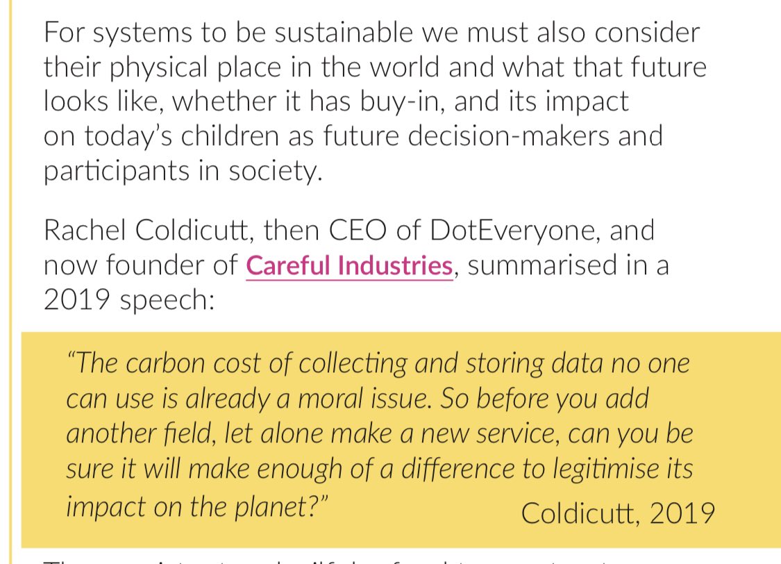 TheABB's tweet photo. @BenPatrickWill Certainly should be a factor in #edTech procurement decisions, with (often excessive) data processing, #edtechCop26 and #DataANewDirection strategy.

We mentioned briefly in recent @defenddigitalme report #DataWordsWeUse [Quote @rachelcoldicutt]

https://t.co/lXGvui04tM (p17) https://t.co/s4r9Z2c4FN