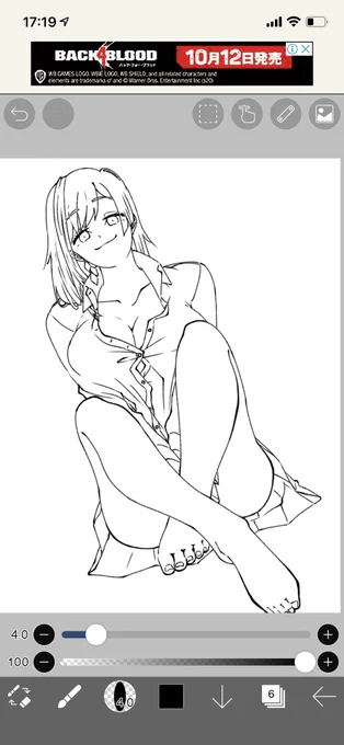 ボタンを描いてグレードアップした 