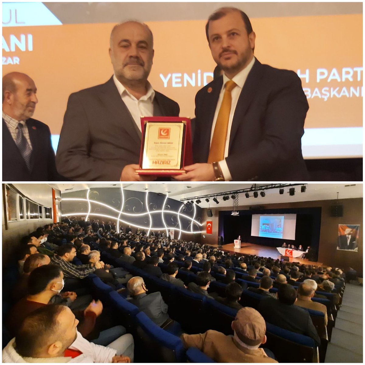 İstanbul il divanımızı icra ediyoruz. 

Bayrampaşa kurucu ilçe başkanı olarak, bizleri plaketle onurlandıran İl başkanımız Sn Hüseyin Terzi'ye teşekkürlerimizi arz ediyoruz.