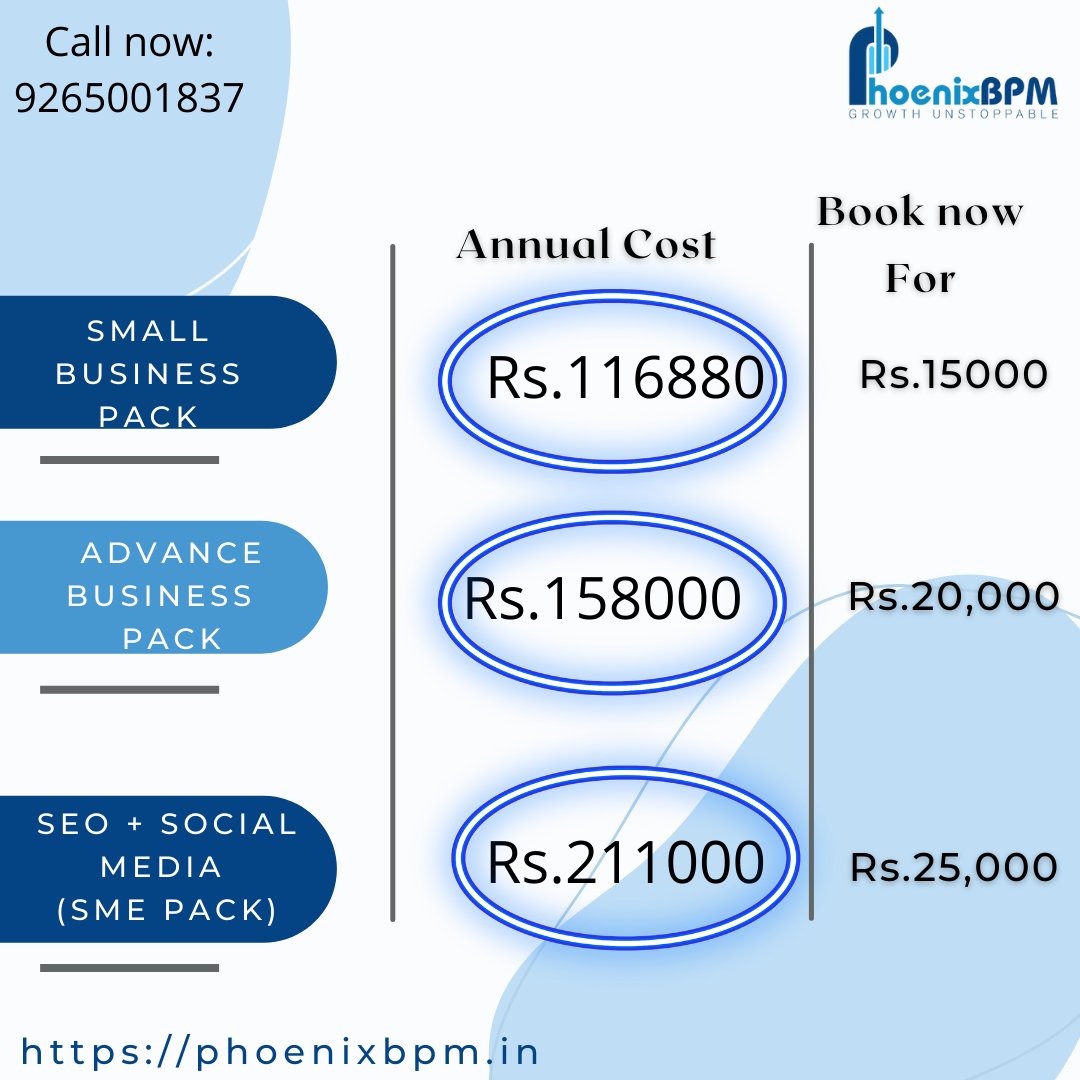 PhoenixbpmSeo's tweet photo. Digital marketing is easy, profitable and convenient to outsource , especially when the agency has an experienced team. Get the #completedigitalmarketing bundle at nominal cost of 8500 a month.
#socialmediapackages #leadgeneration #AnnualPackage #digitalmarketingagencyindia https://t.co/yS4UhUBzFE