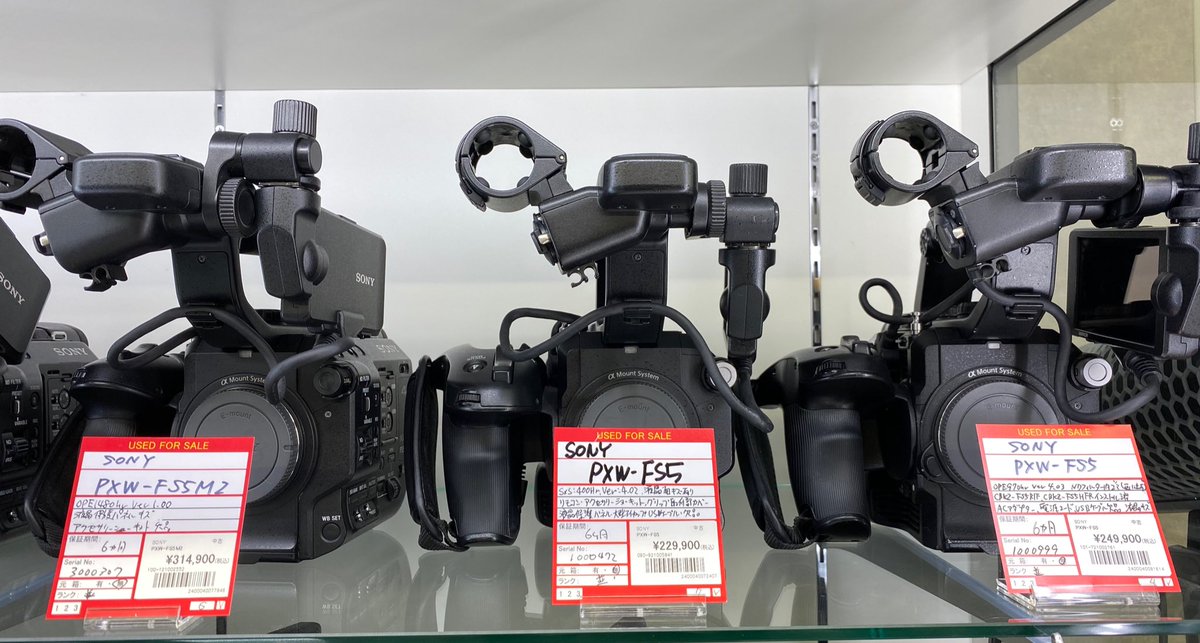 fujiyacamera_ht's tweet image. 【動画館】中古のPXW-FS5多数ございます！
FS5M2もございますよー

詳細は下記URL↓
fujiya-camera.co.jp/shop/goods/sea…

#SONY #FS5 #動画館