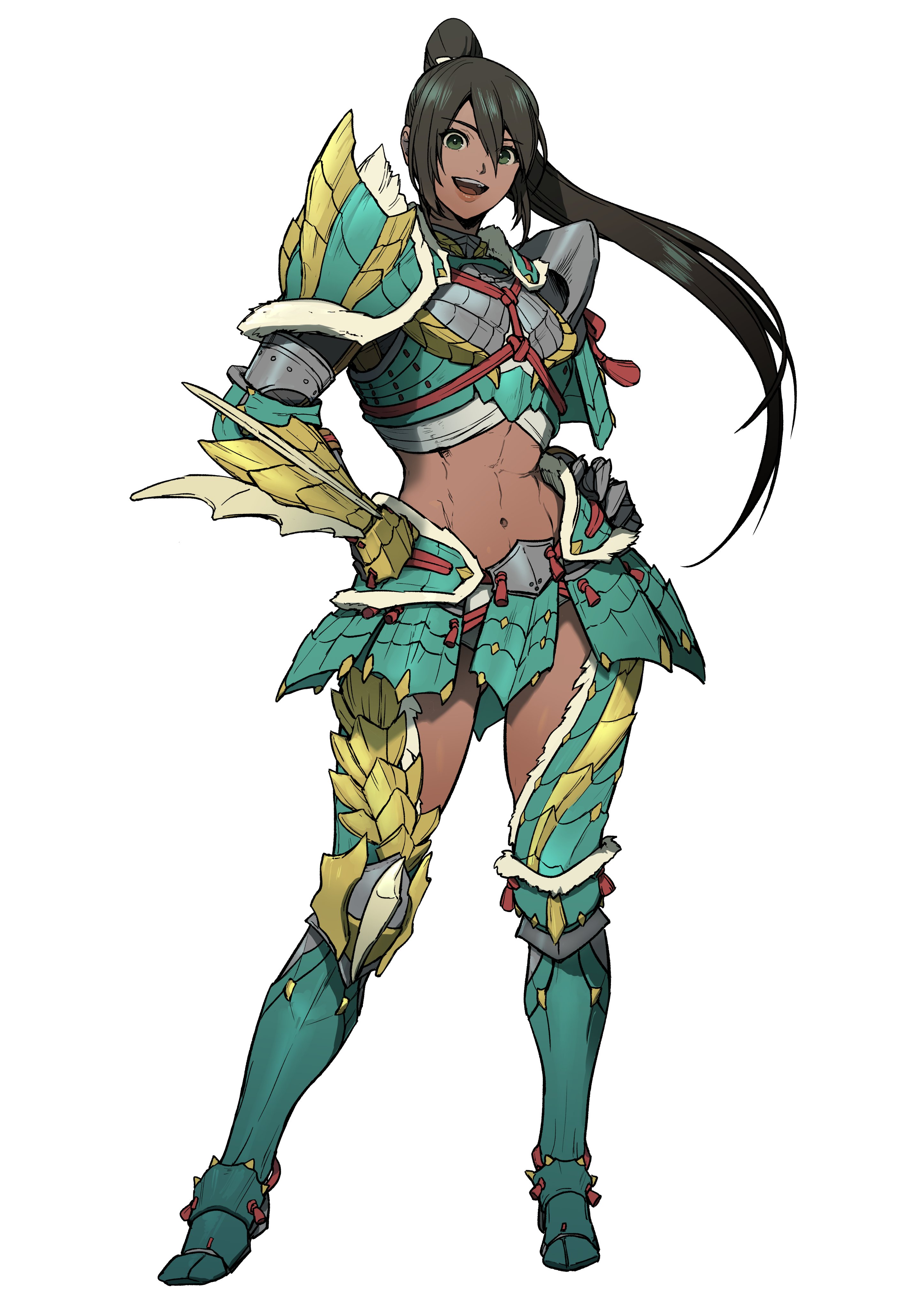 モンスターハンターライズ サンブレイク公式 追加ボイスをイメージした 裏設定的なキャラクター 公開 モンジュ 里長フゲンの姪っ子 武器はフゲン譲りの太刀 超絶なお喋りで話始めると止まらない 素手でアオアシラを倒したという噂あり