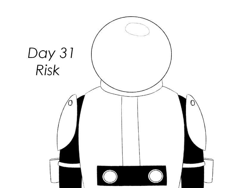 Kiri_Draws's tweet photo. #inktober2021 #riskofrain  Day 31: Risk https://t.co/20J9Yu8S1t