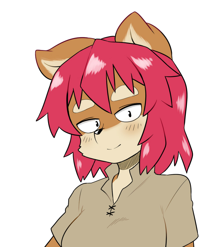 ちょっとヨリコの頭をReデザイン。
髪型と目を変えました。 