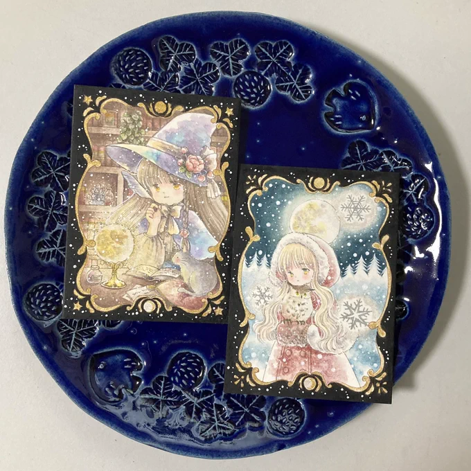 ARTsLABoさん(@ARTs_LABo )の月展のATCできました✨

#ARTsLABo  
#月展 