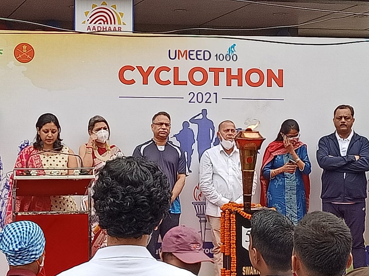 achyuta_samanta's tweet photo. Flagged off the Cyclothon organised by @rblbank and Indian Army, Bhubaneswar Cyclist and Adventure Club. This 100 km Cyclothon intends to support inclusive education &amp; to pay tribute to the heroes of 1971 war. Hail the efforts of  RBL Bank towards diversity &amp; inclusion. @adgpi https://t.co/HaBsRXkMp6