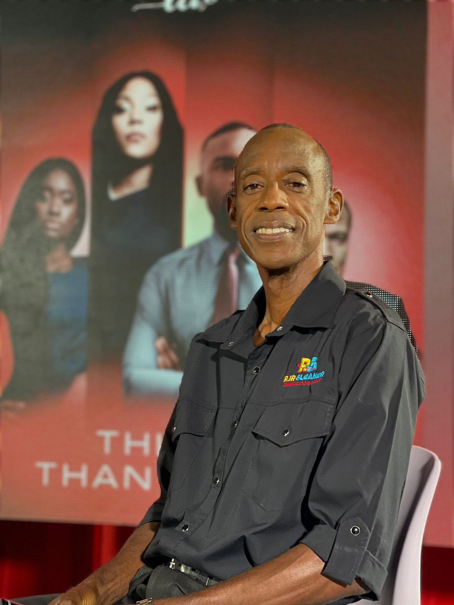 televisionjam1's tweet photo. Our Deputy General Manager Radio and Television Jamaica, Mr Trevor Johnson joined us on stage tonight to share his sentiments about the success of #TVJThickerThanWater.
#TTW2 #TVJTTW https://t.co/sMxpDiS0r5