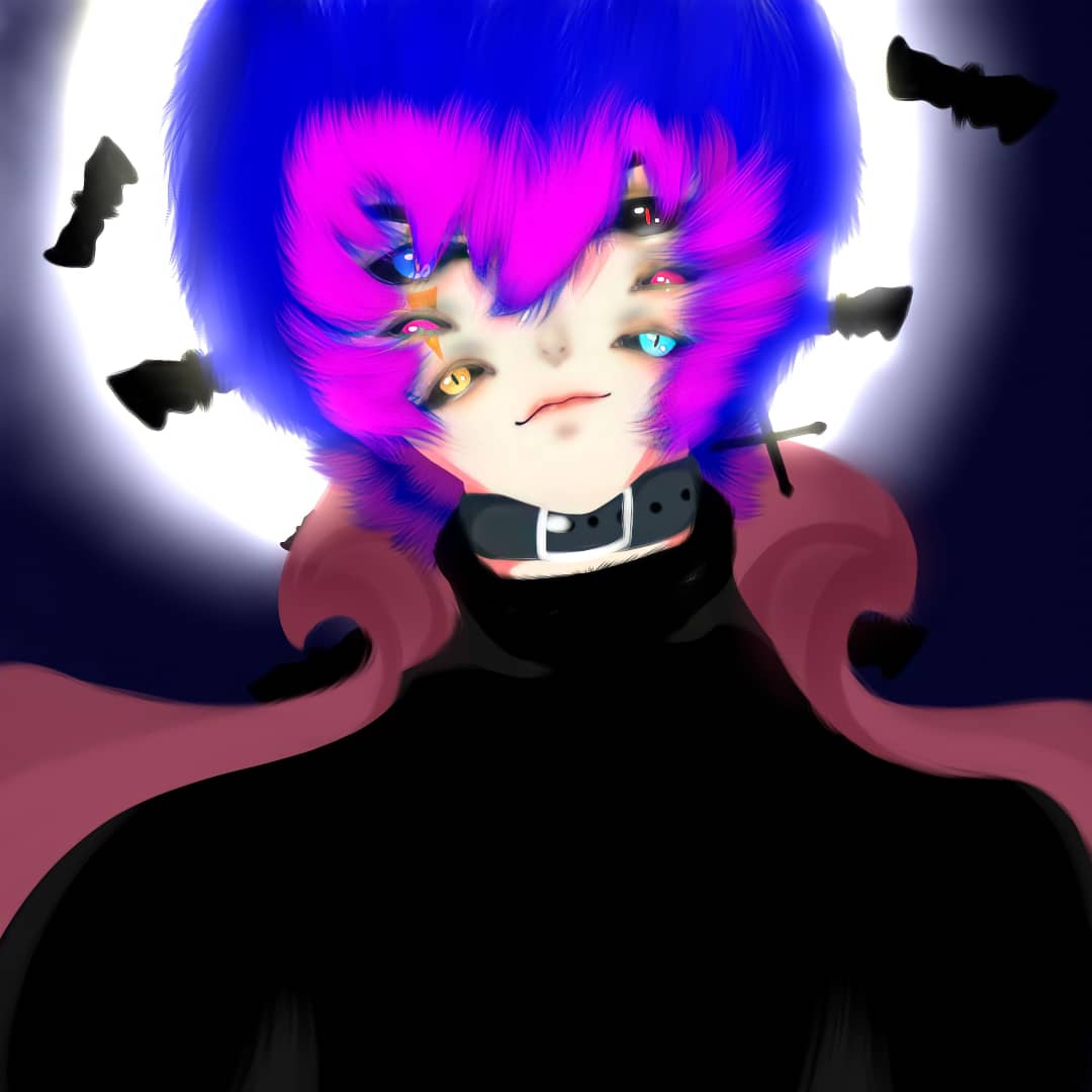 brinecrafty's tweet photo. ~🎃👻🍬 Happy Hallowe'en 🎃👻🍬~
#drawingofthenight #digitalart #art #fullanimestyle #animestyle #animedrawing #anime #beautiful #animeboy #animeart #animeartist #gachaclub #halloween #happyhalloween #devileyes #6eyes #scary #halloween2021 #artistsoninstagram #devilsmile https://t.co/Uw0IK45mDO