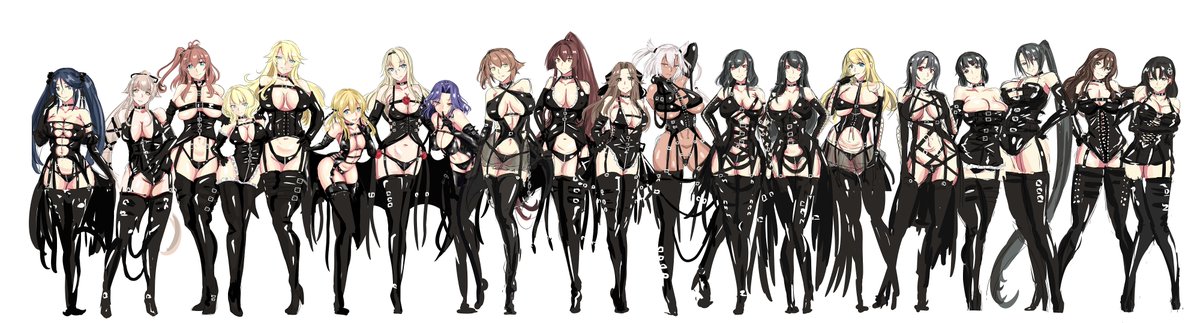 #とにかくワチャーッと集合してる絵を晒す見た人もやる

我ながら狂気を感じる 