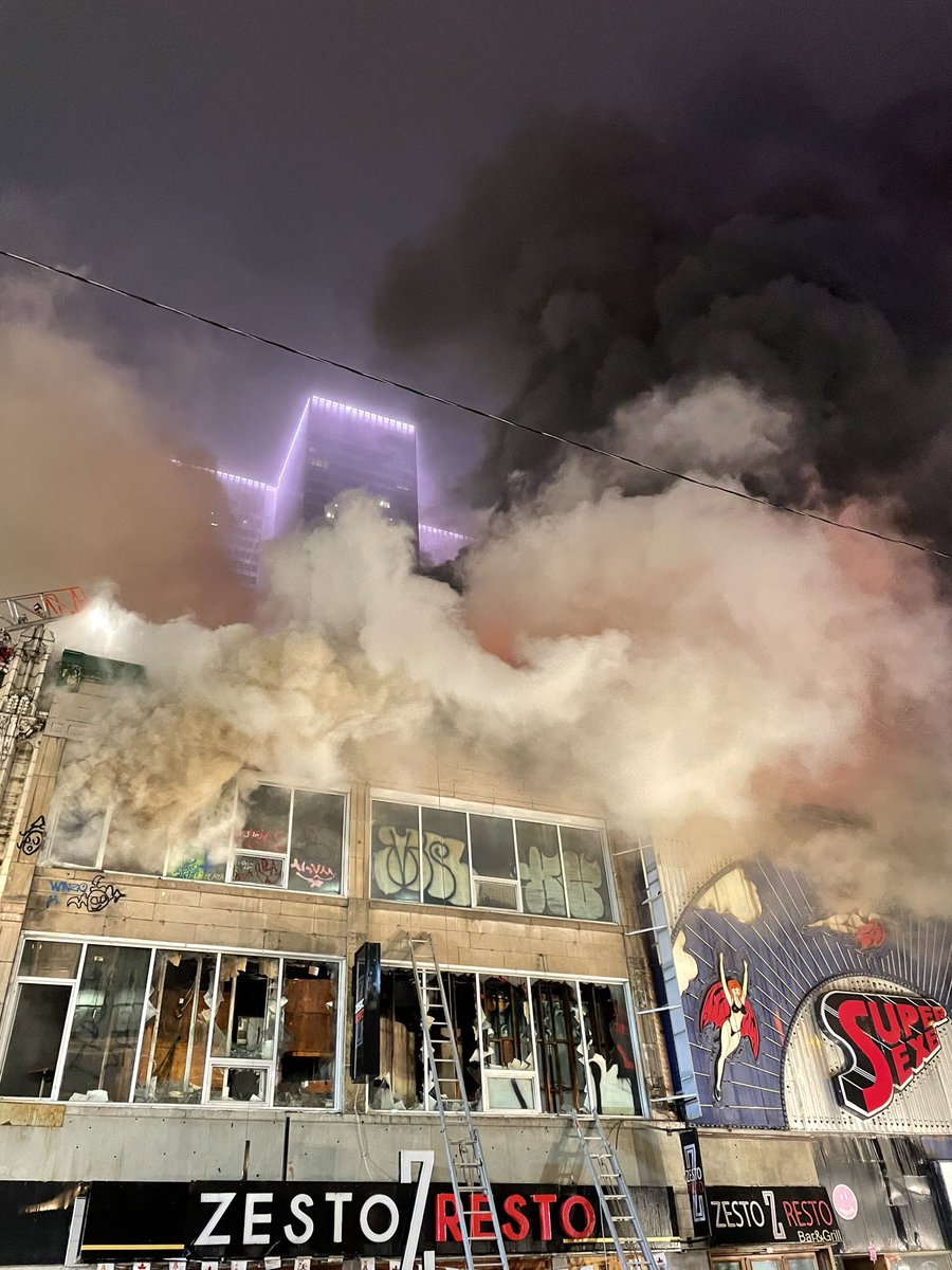 Incendie majeur maintenant at Catherine McGill college