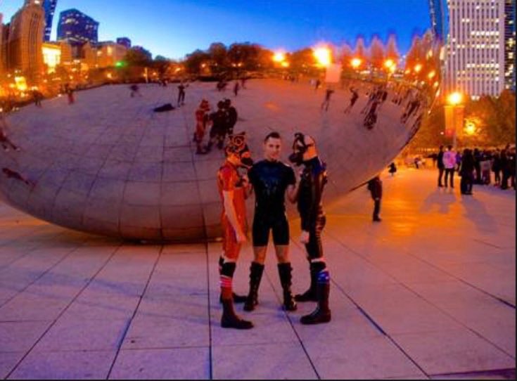 SirSamDC's tweet photo. I can’t wait for MIR! Who’s going? #throwback #rubber #pup #chicago #gay #bdsm #mir https://t.co/9Did5Ezfyq