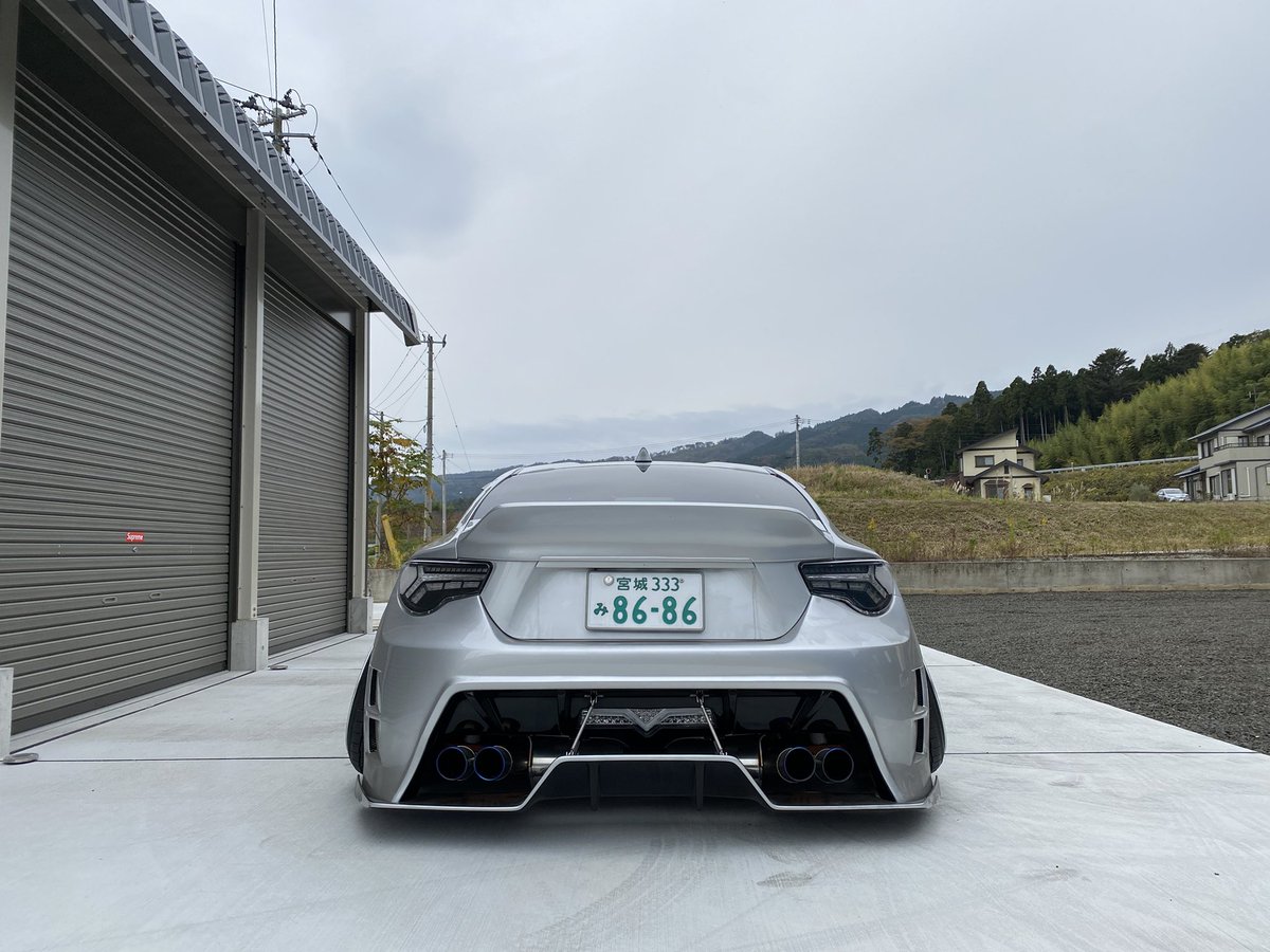 86 ラリーバッカー ダックテール M's】 TOYOTA 86 ZN6 前期 (2012