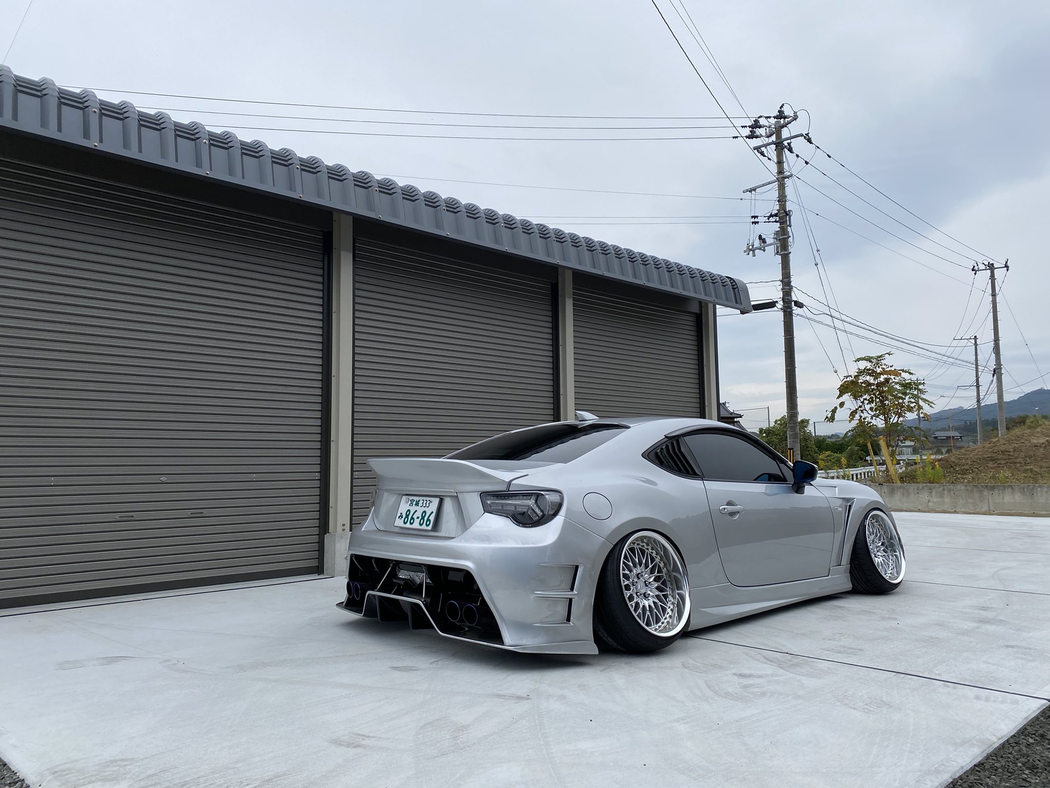 トヨタ86 rallybacker ダックテール