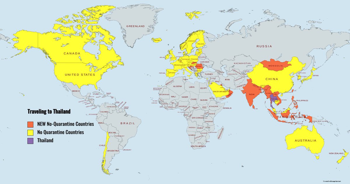 MandalaySamui's tweet photo. Countries from where vaccinated travellers can travel to #Thailand without quarantine (Test&Go) from November 1.
#KohSamui #Travel #VisitSamui https://t.co/pyLTYMpI5a