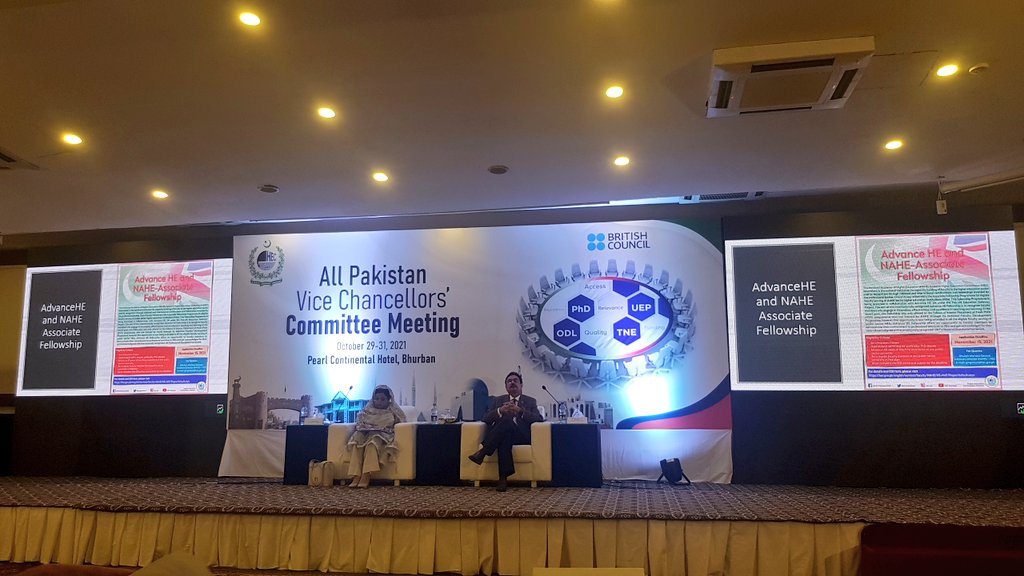 nishatriaz's tweet photo. 500 fellowships offer an excellent opportunity to qualify for the prestigious Advance HE @AdvanceHE Associate Fellowship. @pkBritish is honoured to be supporting NAHE @hecpkofficial through PakUKEducationGateway.
#PakUKEducationGateway
#AllPakVCsConference https://t.co/uSFHMEWcFP