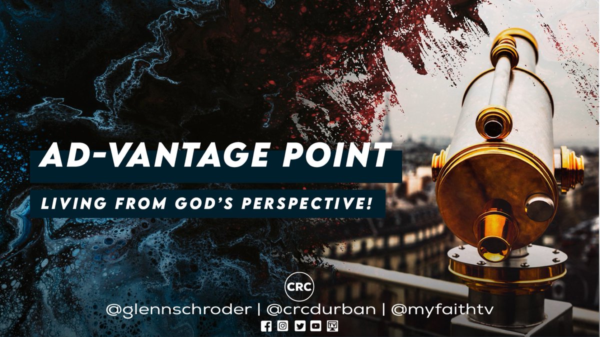 Dioneportucol's tweet photo. Join us at CRC Durban & Ballito for CHURCH this morning Ps @glennschroder will be preaching a POWERFUL Sermon titled #AdvantagePoint- Living From God’s Perspective!
• YouTube ( https://t.co/Tux8Os1xfA… )
• Facebook
• Zeno ( https://t.co/VUm9puiWiv )
• Faith TV 341 @ 12:00pm https://t.co/q3hwYS7cqK