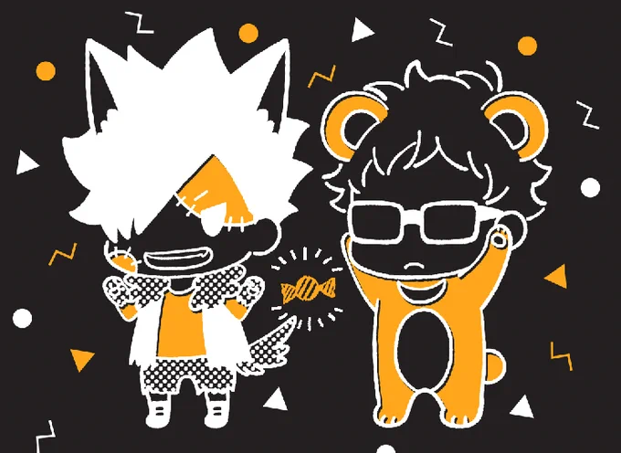わりと描いてた🐻🐺グッズがたくさんあったな～ 