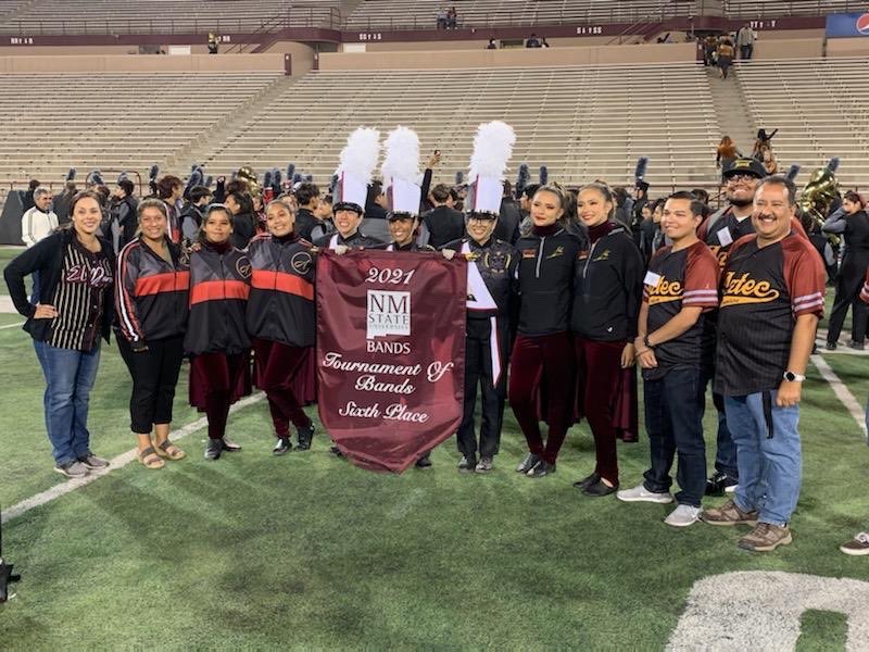Cesar Hinojos (@chinojos_edhs) on Twitter photo A BIG ending for our Aztec Marching Band! The band was named Class A Champions in prelims for TOB! To cap off, we also ranked 6th at the NMSU Tournament of Bands! What an ending of our Journey! #Reignite #FindYourPath <a href="/EDAztecs_HS/">Venessa Betancourt</a> <a href="/SISD_FineArts/">SISD Fine Arts</a> A BIG ending for our Aztec Marching Band! The band was named Class A Champions in prelims for TOB! To cap off, we also ranked 6th at the NMSU Tournament of Bands! What an ending of our Journey! #Reignite #FindYourPath <a href="/EDAztecs_HS/">Venessa Betancourt</a> <a href="/SISD_FineArts/">SISD Fine Arts</a>