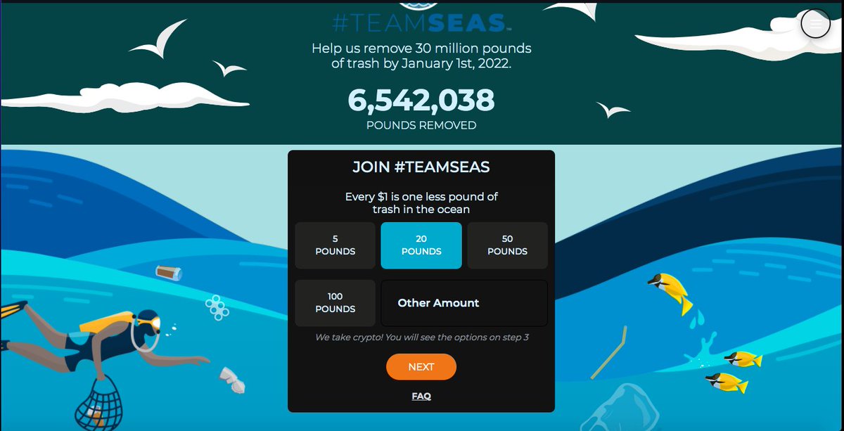 Let's save the Ocean! Just donated $20! <a href="/MrBeast/">MrBeast</a>  #TeamSeas