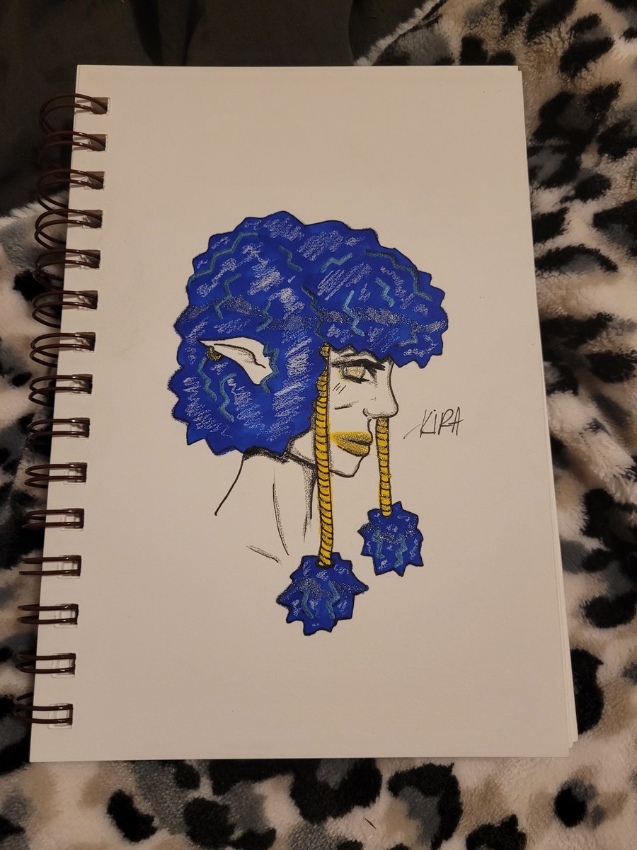 kiraelespeth's tweet photo. 💙💛

#sketch #outline #420 #420friendly #girl #trauma #ptsd #healing #Marijuana #freelancer #selftaught #commissinedart #commisionsopen #artist #sketchdrawing #drawing #art #expression #mixedmedia #mixedmediaarts #mixedmediaart #complementary #complementarycolors https://t.co/tnWIi860my