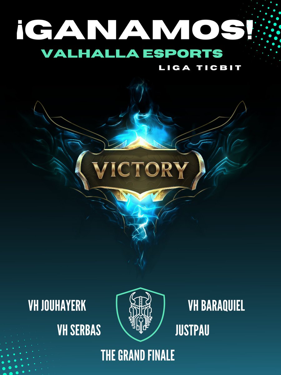 SomosValhalla's tweet photo. ¡Felicidades por su victoria! 🤩🤩🤩
Estamos orgullosos del desempeño de nuestros jugadores, y de su excelente desempeño en esta liga. 
¡Vamos por mucho más! 💙
#Hijosdeodín #LeagueofLeyends #liga #esports #ligaticbit #lol https://t.co/epAiDcTrUe