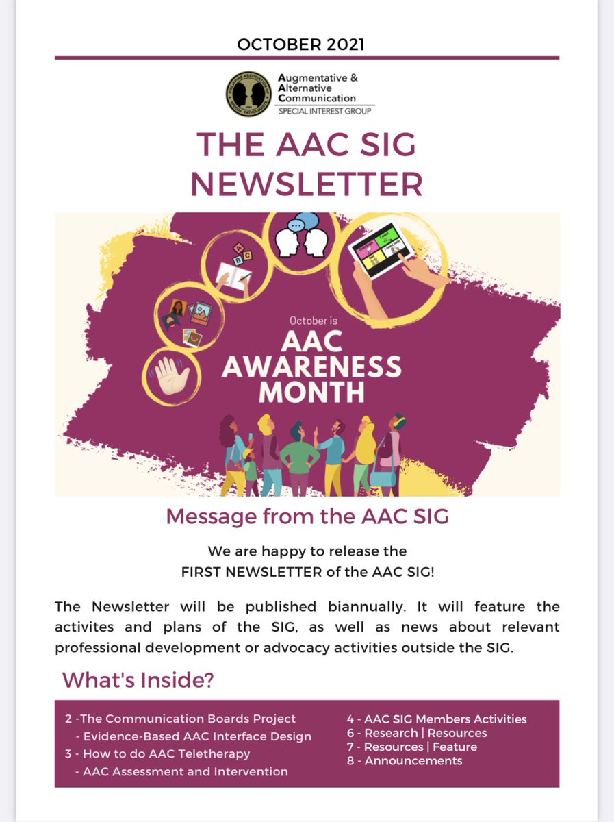 The AAC SIG, the first special interest group of the association, releases its first newslette in time for the celebration of AAC Awareness Month. #AACaware21
 
Visit the PASP website to download a copy! pasp.org.ph/Articles/12084…