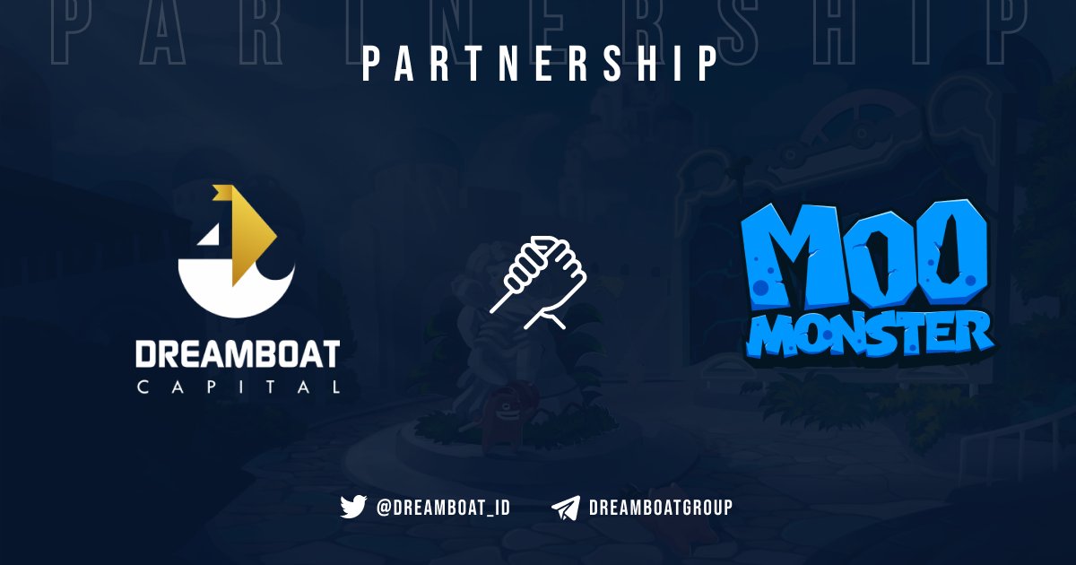 Dreamboat_id's tweet photo. 🔥PARTNERSHIP ANNOUNCEMENT🔥

We are so pleased to announce our new partnership investment with @MooMonsterNFT, a place where you can enjoy your adventures in the Mooniverse (metaverse) and earn money as a reward.

Let's grow together 🚀
#dreamboat #moomonster #metaverse https://t.co/ttRzogRHr1