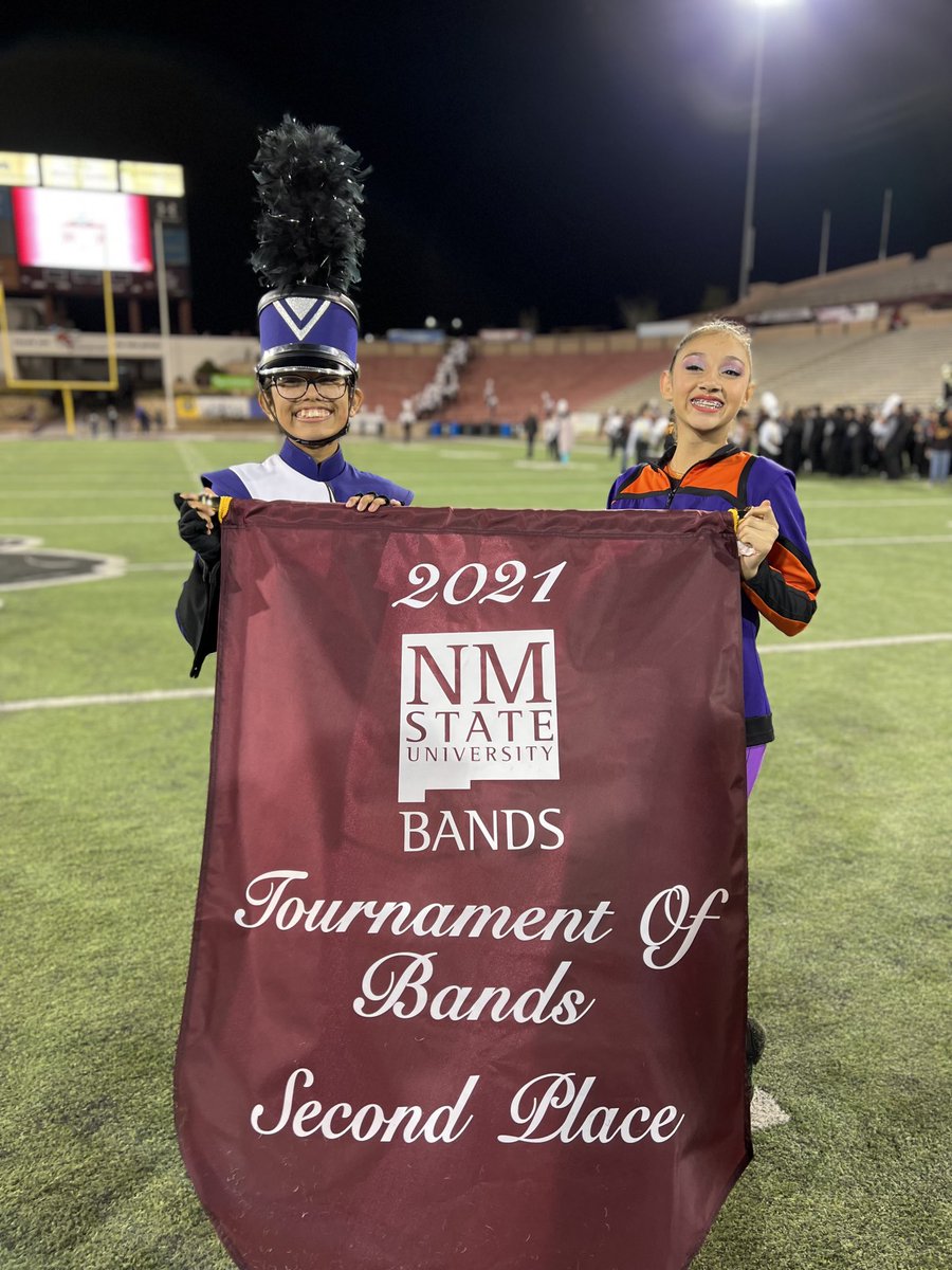 SandyLo84's tweet photo. Eventful day indeed! Congratulations to the Eastlake Falcons Band for placing 2nd place at TOB today!! So proud of you baby! #bestguard β¦@SocorroISDβ© https://t.co/bhLhTFR5pg