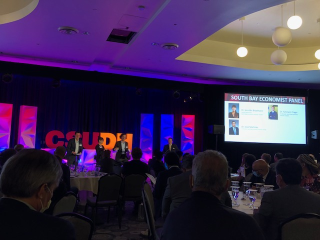 criley_md's tweet photo. "Looking into the Future: New Trends and Opportunities" with
@CSUDHPrezParham welcome
Engaging panel of speakers:
https://t.co/Lk7dpA26FE
@AsmMuratsuchi legislative policy role
@frankmottek MC
@CSUDH_SBEI
https://t.co/SLKN3ZmlMw
#economics #indeliblemd #CSUDHForecast https://t.co/CNvp3is7Ti