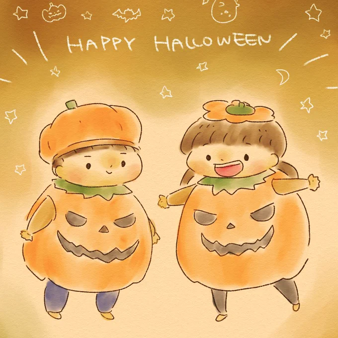 今年のかぼちゃは漬物石になりました
#育児漫画 #育児絵日記 #育児イラスト #halloween2021 