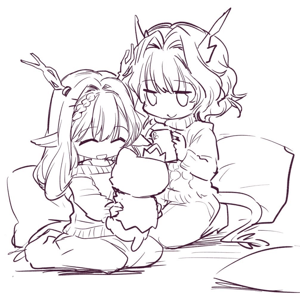 #今月描いた絵を晒そう
日常(*'꒳`*) 