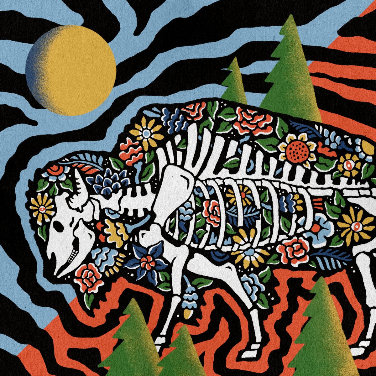 joebart's tweet photo. Happy to pair "#Buffalo Rebirth" by @skitchism with my Brave Bison @veefriends!
#BeBRAVE
#bisonbunch https://t.co/Ziao7iqLAp