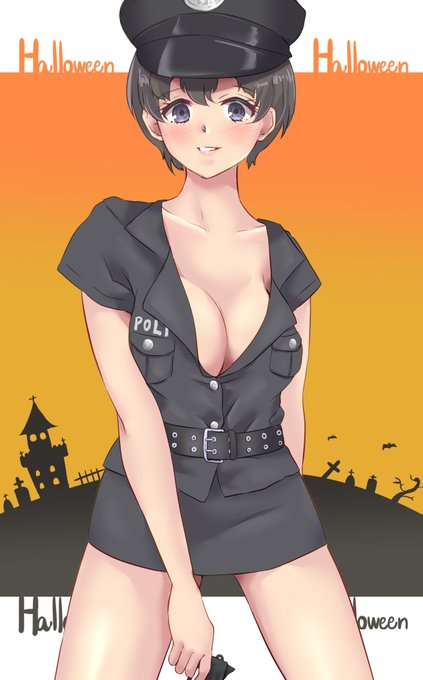 #ハロウィンイラスト展示会2021

HappyHalloween🎃

昨年はゾンビナース麻希ちゃんで
今年は警官コスの麻希ちゃんを描きました!

差分はFANBOX、Fanitiaで 