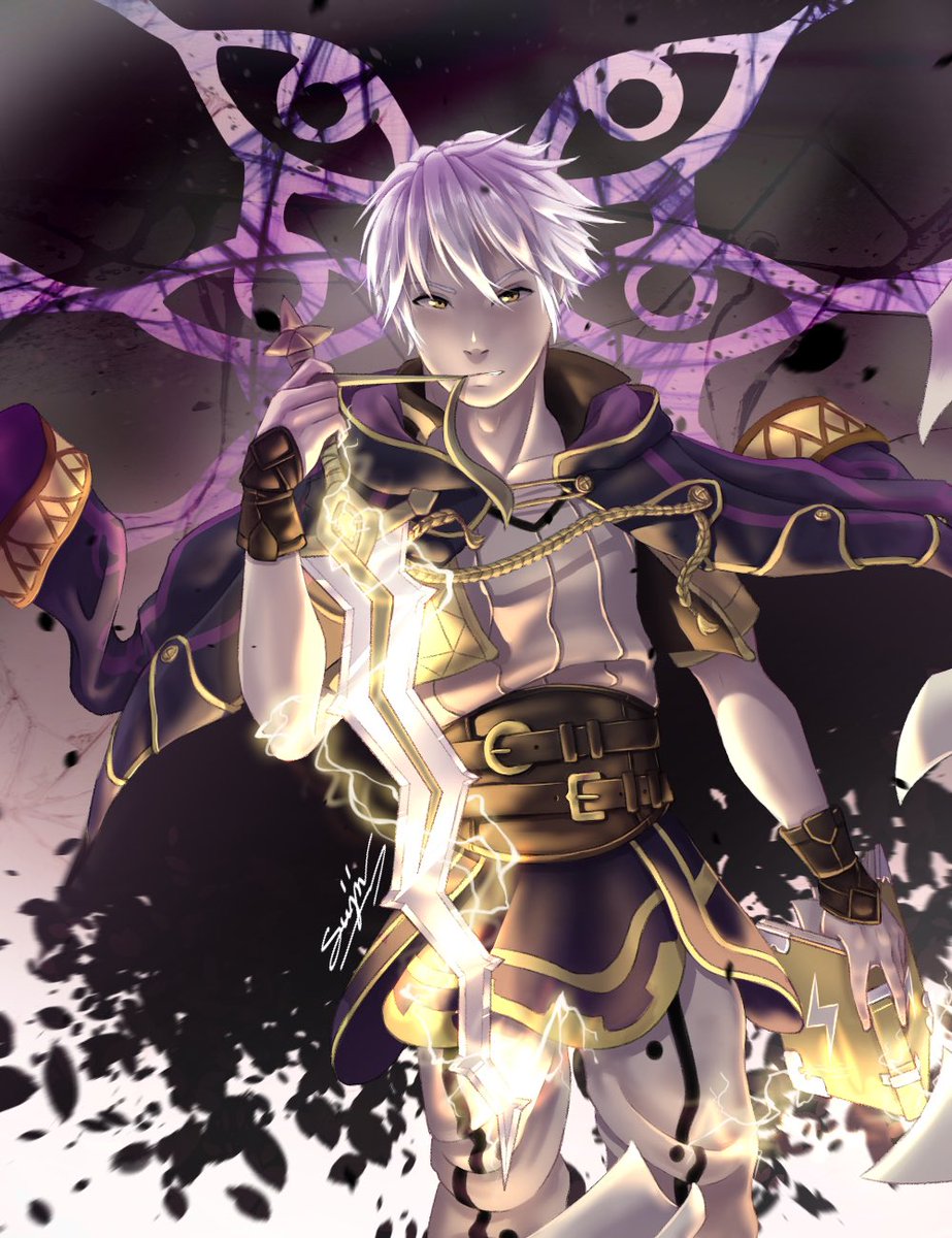 Fea_Robin's tweet image. "What sort of fool strategist puts himself at the fore of the battle? 

The kind who knows he'll win!"