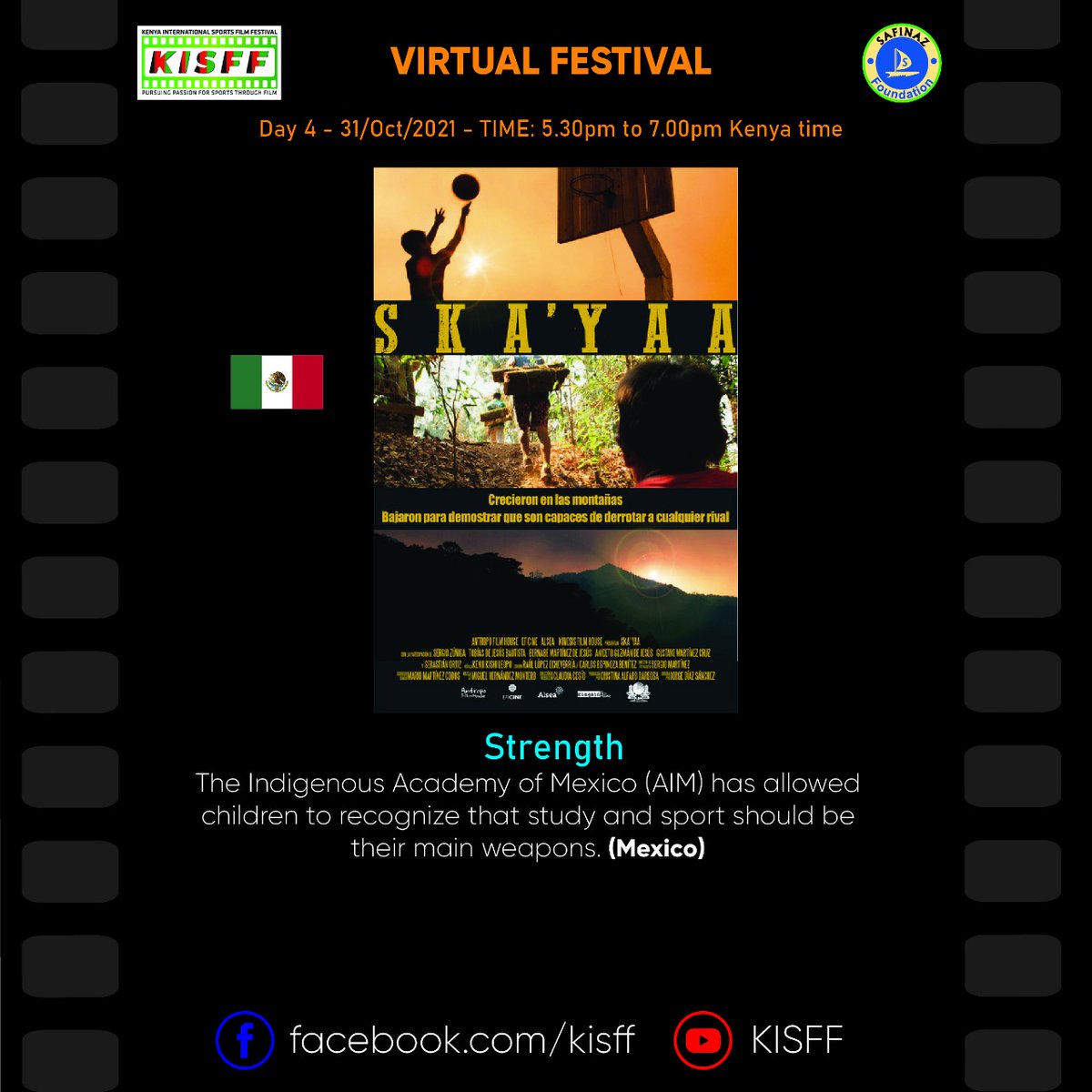 kenyafilmcomm's tweet photo. #KISFF2021 enters day four today.
Catch amazing films and documentaries screening today via https://t.co/t7Auqy9XLz https://t.co/nFIJHp46sH
